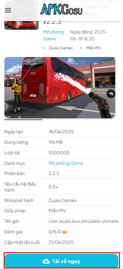 Tải File MOD APK tại APKGosu