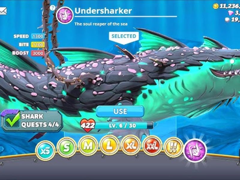 Hack Game Hungry Shark Evolution