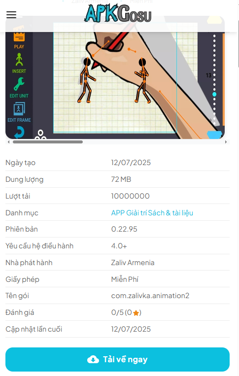 Hướng Dẫn Tải Và Cài Đặt Draw Cartoons 2 MOD APK Hoàn Toàn Miễn Phí