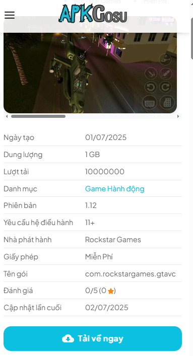 Hướng Dẫn Tải Và Cài Đặt GTA Vice City Mod 