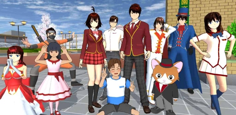 Banner Sakura School Simulator Mod 1